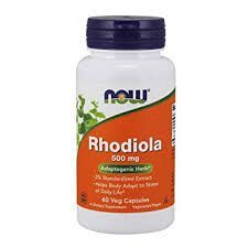 NOW Rhodiola 3% Extract 60 kapsułek
