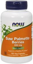 NOW Saw Palmetto Berries 550 mg 100 kapsułek