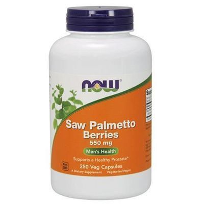 NOW Saw Palmetto Berries 550 mg 250 kapsułek
