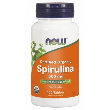 NOW Spirulina 500 mg 100 tabletek