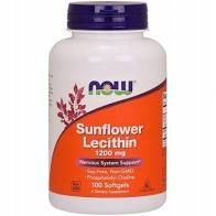 NOW Sunflower Lecithin 1200 mg 100 kapsułek