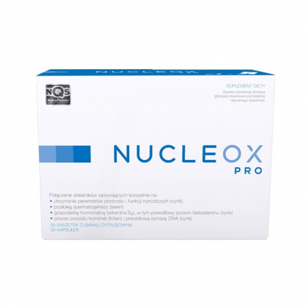 Nucleox Pro kapsułki + saszetki dla mężczyzn smak cytrusowy, 30 + 30 szt.