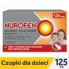 Nurofen dla dzieci czopki ibuprofen 125 mg leki przeciwbólowe od 2 lat lub 12,5 kg 10 szt