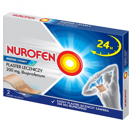 Nurofen Mięśnie i Stawy plaster leczniczy leki przeciwzapalne ibuprofen 200 mg 2 szt