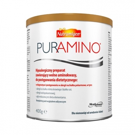 Nutramigen Puramino preparat mlekozastępczy hipoalegiczny w proszku, 400 g