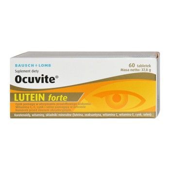 Ocuvite Lutein forte 60 tabletek / Witaminy na oczy