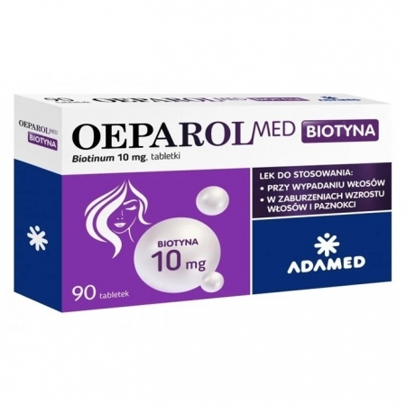 OEPAROLMed Biotyna 10 mg 90 tabletek