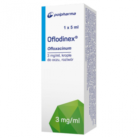 Oflodinex 3 mg/ml krople do oczu 5 ml