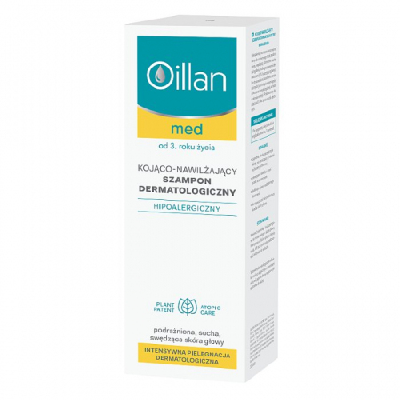 OILLAN Med+ Kojąco-nawilżający szampon dermatologiczny 150 ml