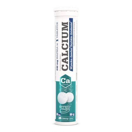 OLIMP Calcium 240mg 20 tabletek musujących cytryna