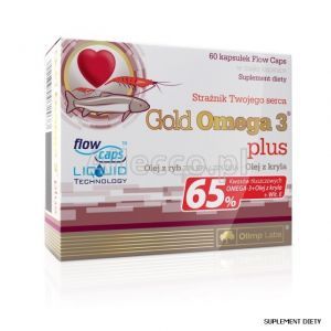 OLIMP Gold Omega 3 plus 60 kaps.