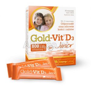 OLIMP Gold-Vit D3 Junior (smak malinowy) 30 saszetek