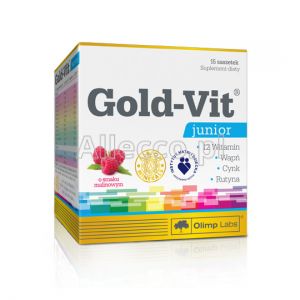 OLIMP Gold-Vit  Junior (smak malinowy) 15 saszetek z proszkiem do sporządzenia roztworu