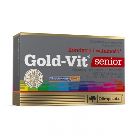 OLIMP Gold-Vit senior 30 tabletek powlekanych / Witaminy dla seniora