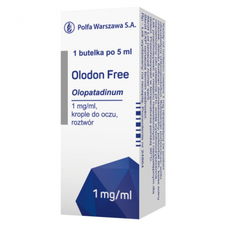 Olodon Free 1 mg/ml krople do oczu 5 ml