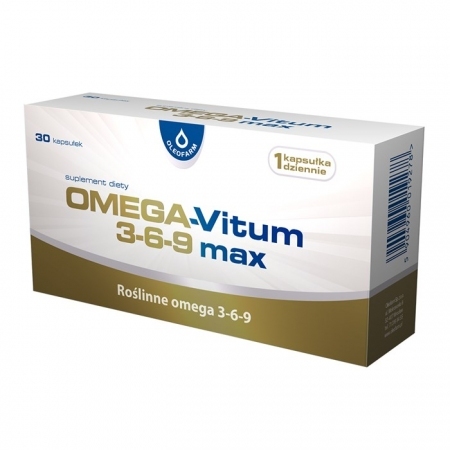 Omega-Vitum 3-6-9 Max Oleofarm kompleks kwasów omega kapsułki, 30 szt.
