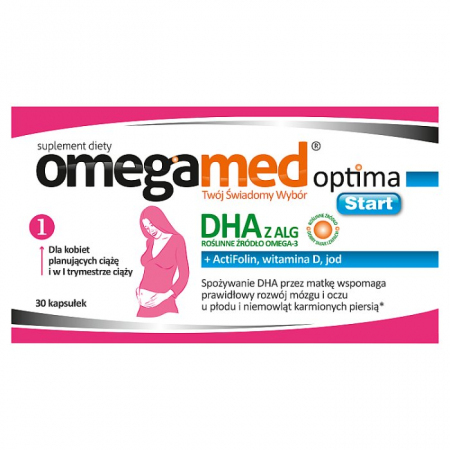 Omegamed DHA Optima Start 30 kapsułek