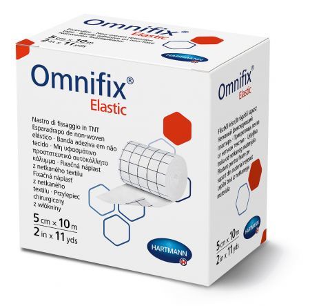 OMNIFIX Plaster elastyczny z włókniny 10 m x 5 cm 1 szt.