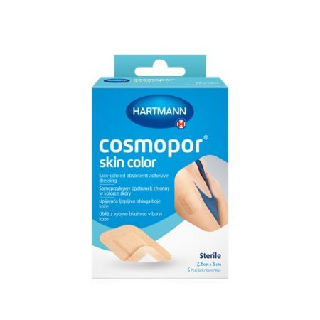 Opatrunek  Cosmopor skin color 7,2 cm x 5 cm 5 szt.