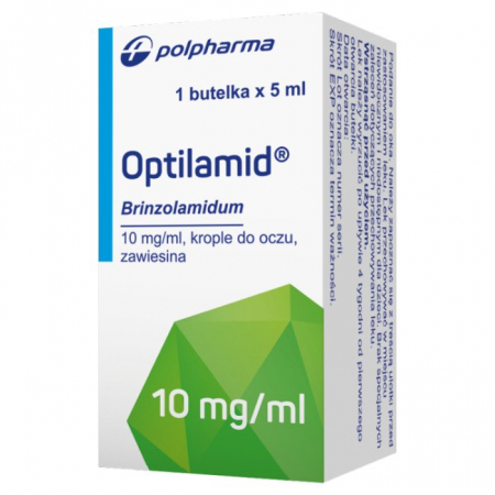 Optilamid 10 mg/ml 5 ml krople do oczu,zawiesina