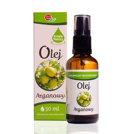 Organiczny bezzapachowy olej arganowy 50 ml