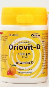 Oriovit-D 1000 j.m. 100 tabletek do ssania lub rozgryzania