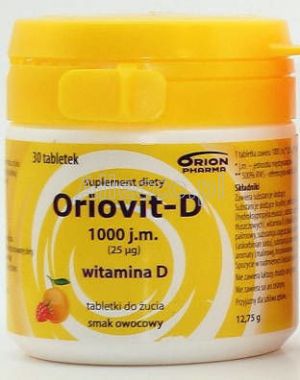 Oriovit-D 1000 j.m. 30  tabletek do ssania lub rozgryzania