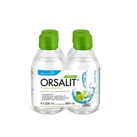 Orsalit drink (smak jabłkowy) 4 x 200 ml