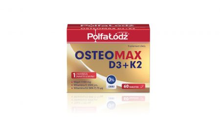 Osteomax D3+K2 60 tabletek