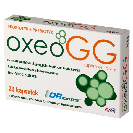 Oxeo GG probiotyk i prebiotyk kapsułki, 20 szt.