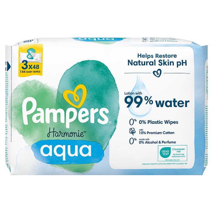 Pampers Aqua Harmonie 48 Lingettes