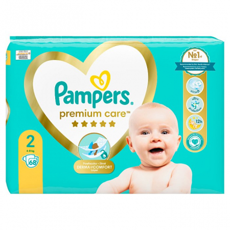 Pampers Premium Care Mini 2 (4-8kg) 68 szt.