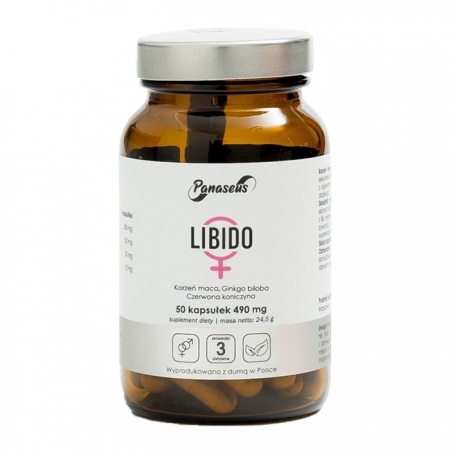 Panaseus Libido kapsułki dla kobiet 490 mg, 50 szt.