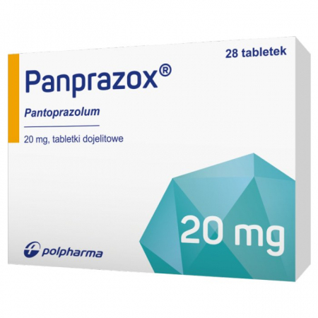 Panprazox  20 mg 28 tabletek dojelitowych