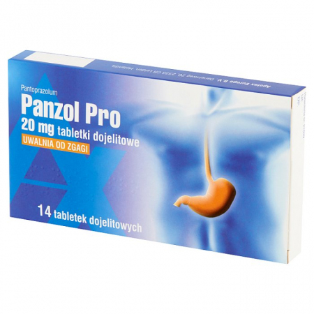 Panzol Pro 20 mg 14 tabletek dojelitowych