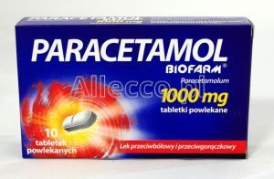 Paracetamol 1000 mg 10 tabl.