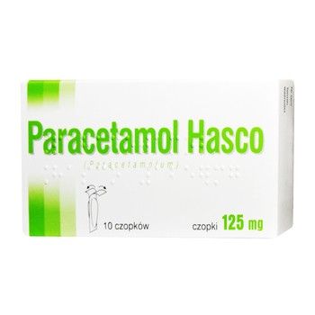 Paracetamol 125 mg 10 czopków