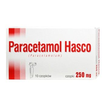 Paracetamol 250 mg 10 czopków