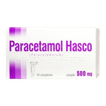 Paracetamol 500 mg 10 czopków