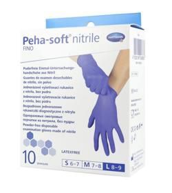 Peha-Soft Nitrile Fino Rękawice bezpudrowe, niejałowe roz. L 10 szt.