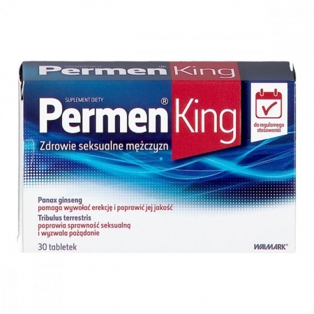 Permen King 30 tabletek, suplement wspomagający erekcję