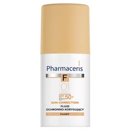 Pharmaceris F Fluid Ochronno-korygujący SPF50 01 Ivory 30 ml