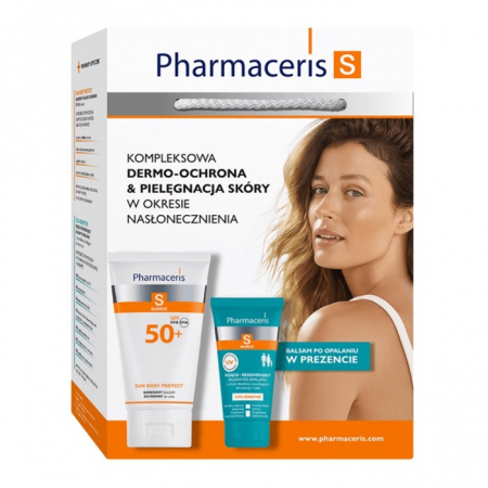 Pharmaceris S Sun Body Protect balsam ochronny do ciała SPF 50+, 150 ml + balsam po opalaniu, 50 ml