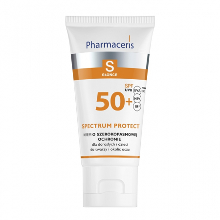 Pharmaceris S Spectrum Protect krem ochronny SPF50+ dla dorosłych i dzieci, 50 ml