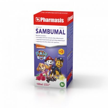 Pharmasis Sambumal 3+ syrop 150ml Psi Patrol