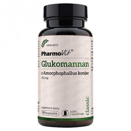 PHARMOVIT Glukomannan 450 mg 90 kapsułek