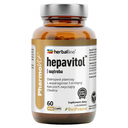 PHARMOVIT Herballine Hepavitol 60 kapsułek