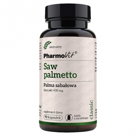 PHARMOVIT Saw palmetto 400 mg 90 kapsułek