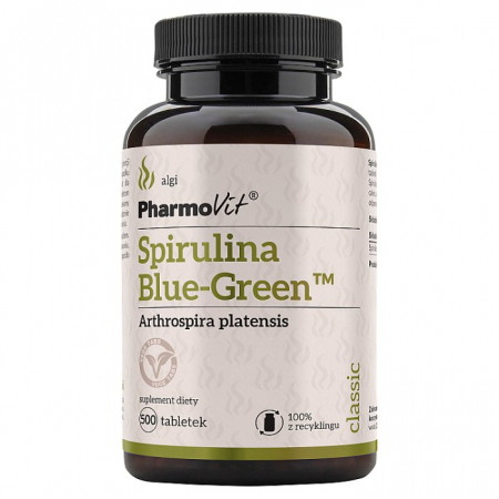 PHARMOVIT Spirulina Blue-Green 500 tabletek