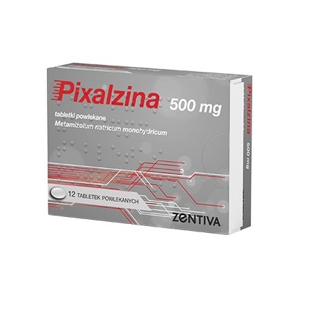 Pixalzina 500 mg 12 tabletek powlekanych